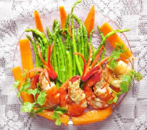 asperges-sautees-aux-crevettes
