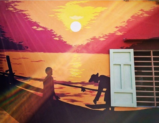 Un coin du village de pêche