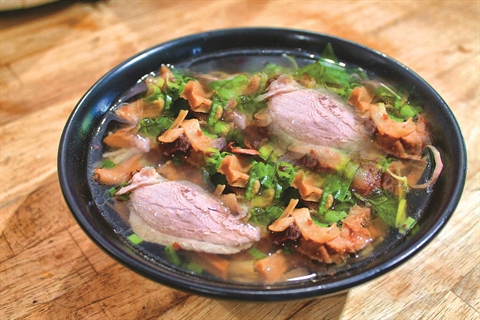 canard au pousse de bambou